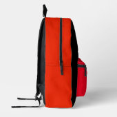 Modernes, stilvolles, angry Face Bedruckter Rucksack (Links)