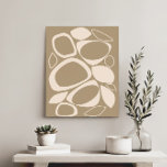 Modernes, stilvolles Beige Cream Abstraktes Muster Leinwanddruck<br><div class="desc">Entspannen Sie mit unserem modernen, Abstrakten Muster, das moderne Ästhetik und skandinavisches Design verbindet. Dieses lebendige Kunstwerk verleiht jedem Zimmer eine Touch Retro-Charme, der sich perfekt für jene eignet, die eine schicke und elegante Dekoration suchen. Ideal für Liebhaber minimalistischer und zeitgenössischer Stilrichtungen. Dieses Stück verleiht Ihrer Zuhause Retro-Vibes und zeitloser...</div>