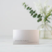 Modernes, stilvolles Beruflich Ausgezeichnetes Lux Visitenkarte (Stehend Vorderseite)