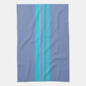 Modernes, stilvolles, blau gestreiftes Muster Geschirrtuch (Vertikal)
