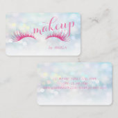 Modernes, stilvolles Bokeh,Imitate Lashes Visitenkarte (Vorne/Hinten)