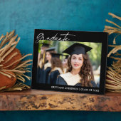 Modernes stilvolles Calligraphy Ink Abschluss Foto Fotoplatte (Seite)