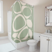 Modernes, stilvolles Design mit Abstraktem Muster Duschvorhang (Beispiel)