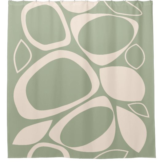 Modernes, stilvolles Design mit Abstraktem Muster  Duschvorhang (Vorderseite)