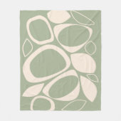 Modernes, stilvolles Design mit Abstraktem Muster  Fleecedecke (Vorderseite)