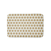 Modernes, stilvolles Design mit vergoldeter Sterne Badematte (Vorderseite)