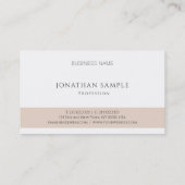 Modernes, stilvolles Einfach Berufliches Monogramm Visitenkarte (Rückseite)