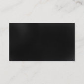 Modernes, stilvolles, einzigartiges Friseur Grau H Visitenkarte (Rückseite)