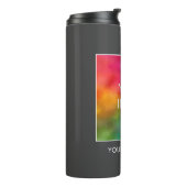 Modernes, stilvolles Foto oder Logo Thermosbecher (Nach links gedreht)