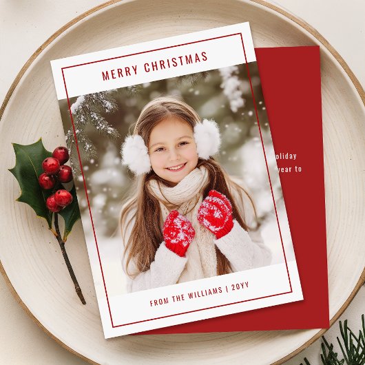 Modernes stilvolles Foto Weihnachten