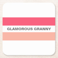 Modernes, stilvolles Glamour Granny Pink