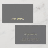 Modernes stilvolles künstlerisches Design Pearl Fi Visitenkarte (Vorne/Hinten)