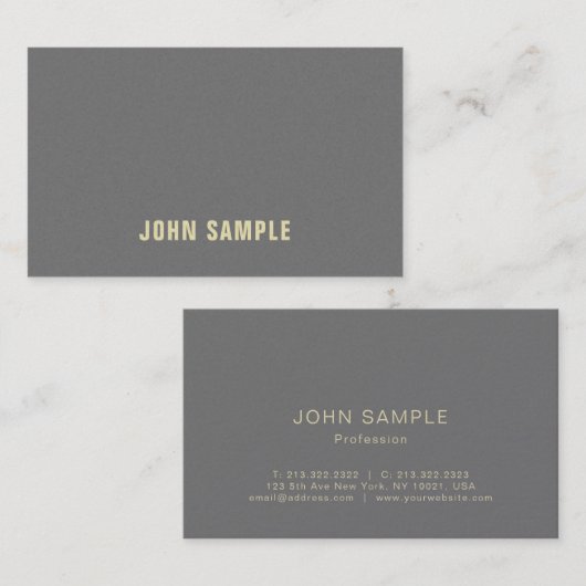 Modernes stilvolles künstlerisches Design Pearl Fi Visitenkarte (Vorne/Hinten)