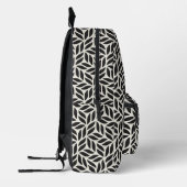 Modernes, stilvolles Leaf-Muster Bedruckter Rucksack (Links)