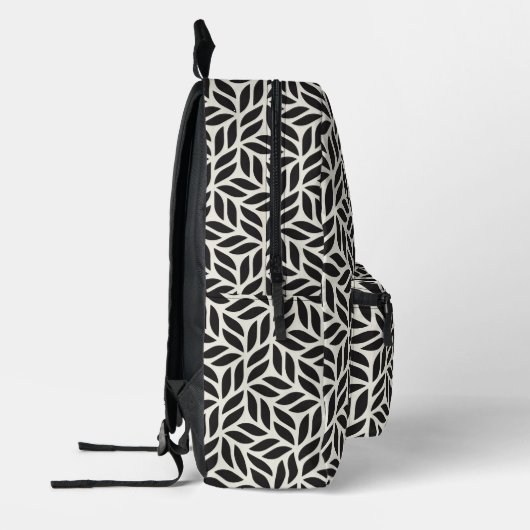 Modernes, stilvolles Leaf-Muster Bedruckter Rucksack (Links)