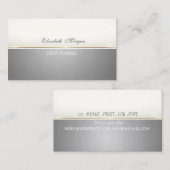 Modernes, stilvolles Luxus Beruflich Visitenkarte (Vorne/Hinten)