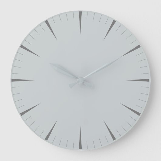 Modernes, stilvolles Minimalistisch Große Wanduhr (Vorderseite)