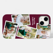 Modernes, stilvolles MultiFoto mit elektronischem  Case-Mate iPhone Hülle (Rückseite (Horizontal))