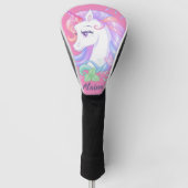 Modernes, stilvolles Niedliches Einhorn Golf Headcover (Vorderseite)