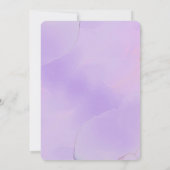 Modernes, stilvolles Ocean 4th Birthday Girl Party Einladung (Rückseite)