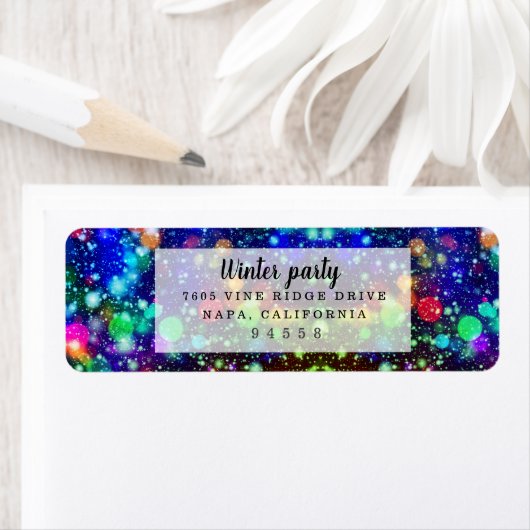 Modernes, stilvolles Party im Winter (Insitu)