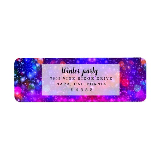 Modernes, stilvolles Party im Winter (Vorne)