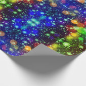 Modernes, stilvolles Party im Winter Geschenkpapier (Ecke)