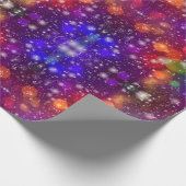 Modernes, stilvolles Party im Winter Geschenkpapier (Ecke)