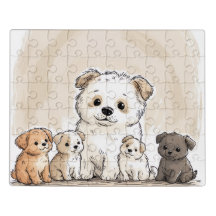 Modernes stilvolles Puzzle für alle Altersgruppen