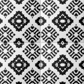 Modernes, stilvolles Schwarz-Weiß-geometrisches De Fliese