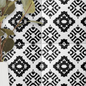Modernes, stilvolles Schwarz-Weiß-geometrisches De Fliese