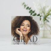 Modernes, stilvolles und durchsichtiges Foto Ankündigung (Stehend Vorderseite)