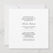 Modernes, stilvolles und durchsichtiges Foto Ankündigung (Rückseite)