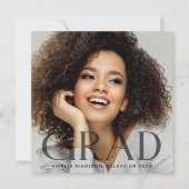 Modernes, stilvolles und durchsichtiges Foto Ankündigung (Vorderseite)