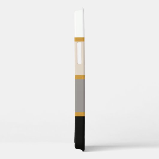 Modernes Streifenmuster mit Name Case-Mate iPhone Case-Mate iPhone Hülle (Rückseite / Rechts)