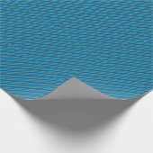 Modernes Strickpapier Geschenkpapier (Ecke)
