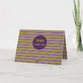 Modernes Strip Designer Papier Karte (Rückseite)