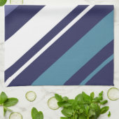 Modernes Stripe Diagonal Geschirrtuch (Gefaltet)