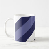 Modernes Stripe Diagonal Kaffeetasse (Links)