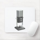 Modernes Studiomikrofon Mousepad (Mit Mouse)