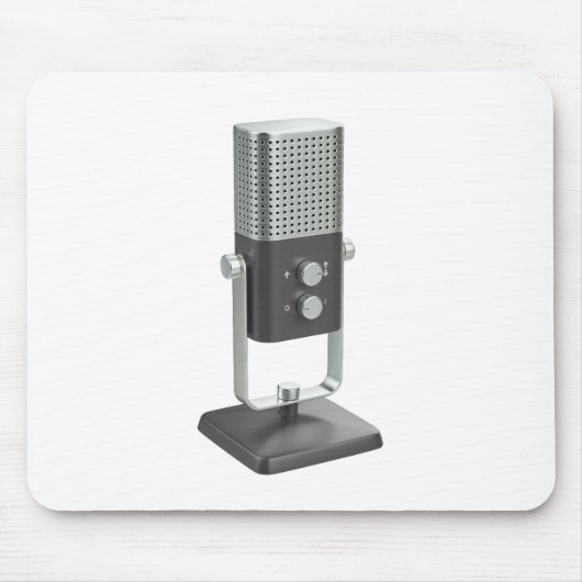 Modernes Studiomikrofon Mousepad (Vorne)