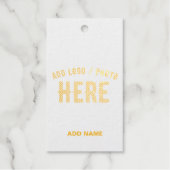 MODERNES, STYLISCH BROWN BROWN ÜBERPRÜFTE MARKENGO GESCHENKANHÄNGER (Vorderseite)