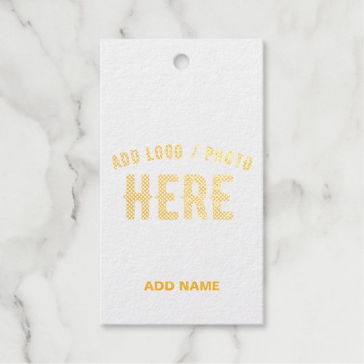 MODERNES, STYLISCH BROWN BROWN ÜBERPRÜFTE MARKENGO GESCHENKANHÄNGER (Vorderseite)