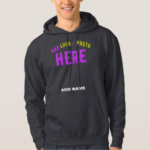 MODERNES STYLISCH-DUNKTOM DUNKELGRAU-VERIFIED MARK HOODIE
