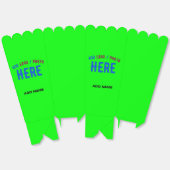 MODERNES STYLISCH NEON GREEN BRANDPOPCORN GESCHENKSCHACHTEL (Ungeklappt)