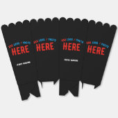 MODERNES, STYLISCH-SCHWARZKONTROLLIERTES MARKENPOP GESCHENKSCHACHTEL (Ungeklappt)