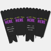 MODERNES, STYLISCH-SCHWARZKONTROLLIERTES MARKENPOP GESCHENKSCHACHTEL (Ungeklappt)