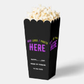 MODERNES, STYLISCH-SCHWARZKONTROLLIERTES MARKENPOP GESCHENKSCHACHTEL (Geplatzt)