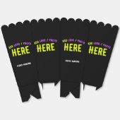 MODERNES, STYLISCH-SCHWARZKONTROLLIERTES MARKENPOP GESCHENKSCHACHTEL (Ungeklappt)