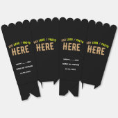 MODERNES, STYLISCH-SCHWARZKONTROLLIERTES MARKENPOP GESCHENKSCHACHTEL (Ungeklappt)